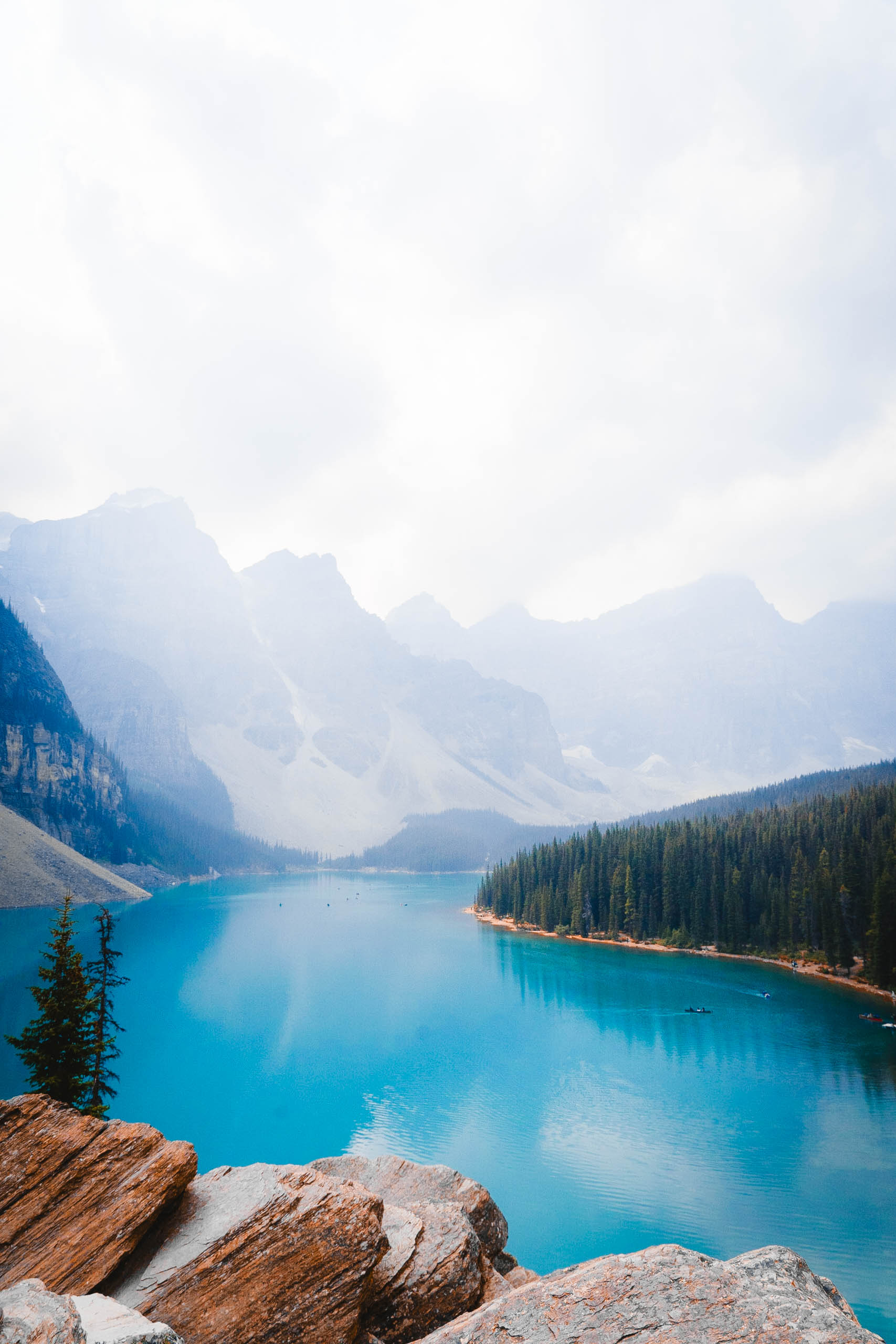 Morraine Lake Mountains